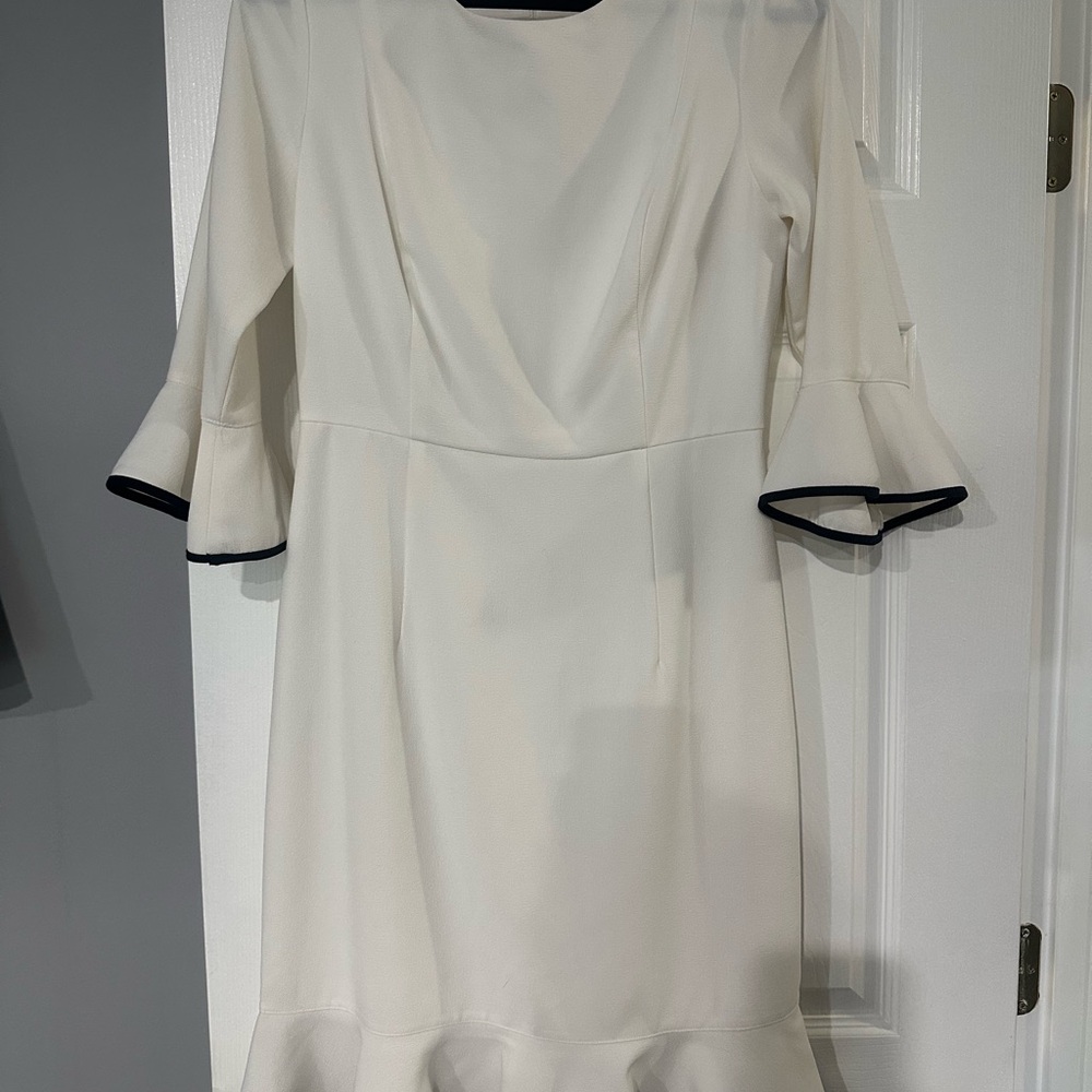 Nanette Lepore Cream Dress with Black Accents